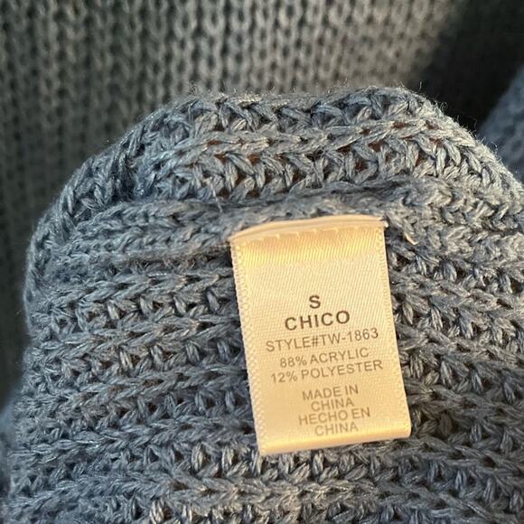 Zenana Blue‎ Sweater Size Small - Picture 10 of 11